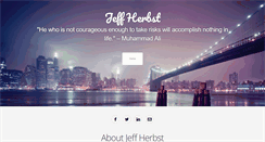 Desktop Screenshot of jeffherbst.com