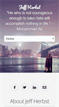 Mobile Screenshot of jeffherbst.com