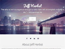 Tablet Screenshot of jeffherbst.com